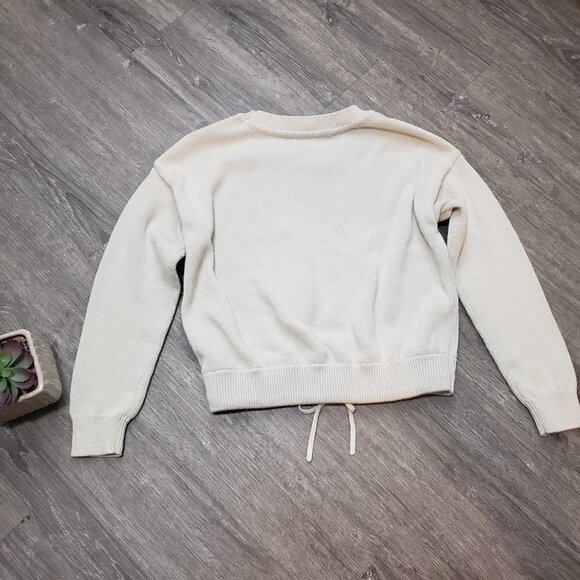 Aerie Smile Soft Knit Sweater Rainbow Size L - Picture 2 of 6